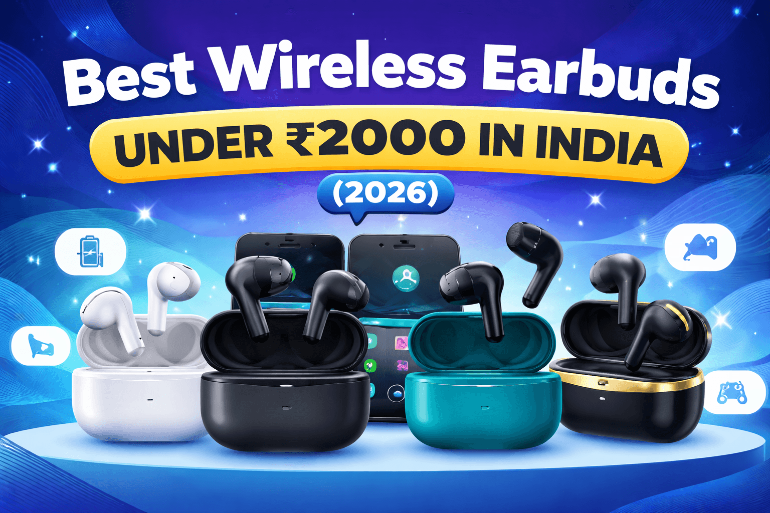 Best Wireless Earbuds Under ₹2000 in India Banner