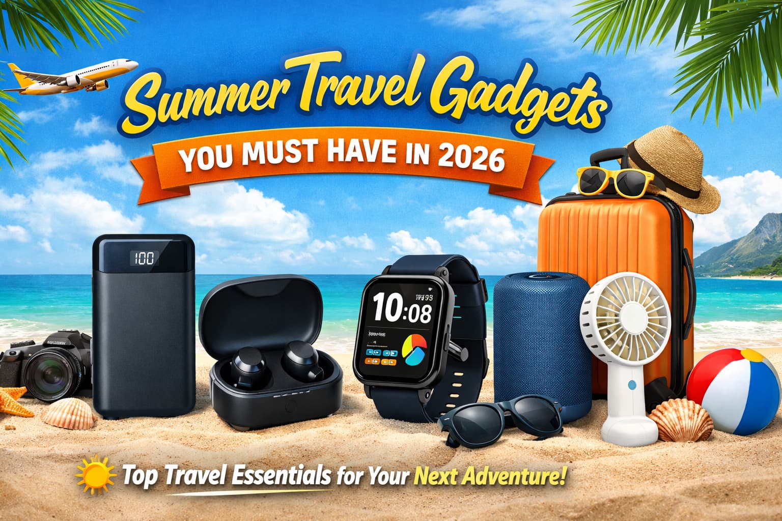 Summer Travel Gadgets You Must Have in 2026 Banner
