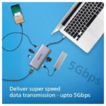 Philips 7 in 1 USB DLK6517C/94 USB Hub