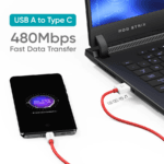 Ambrane ACT-65 USB to Type-C Cable (1.2 m)