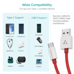 Ambrane ACT-65 USB to Type-C Cable (1.2 m)