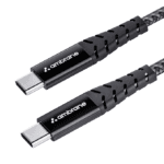Ambrane BCTT-10 Braided Type C to Type C Cable (1m)