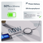 Ambrane BCTT-10 Braided Type C to Type C Cable (1m)